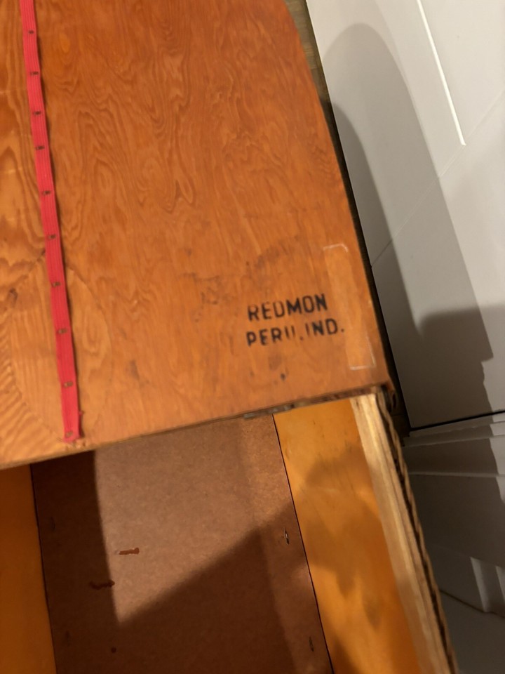 Vintage Picnic Basket with Lid, Redmon, Peru, Ind. eBay