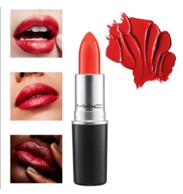 MAC COSMETICS Cremesheen Lipstick 232 Dozen Carnations Warm Orange Pearl NIB $21