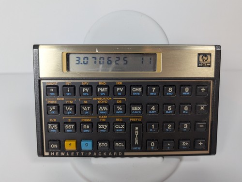 Vintage Hewlett Packard HP-12C Programmable Calculator - Tested, Works - Picture 2 of 9