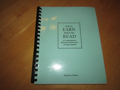 How to Earn While You Read by Thomas Schiffler (Spiral Paperback)
