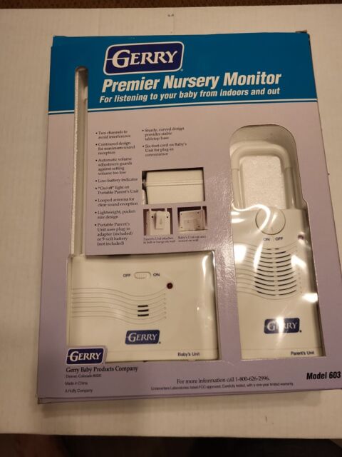 Gerry Premier Nursery Monitor Model 603