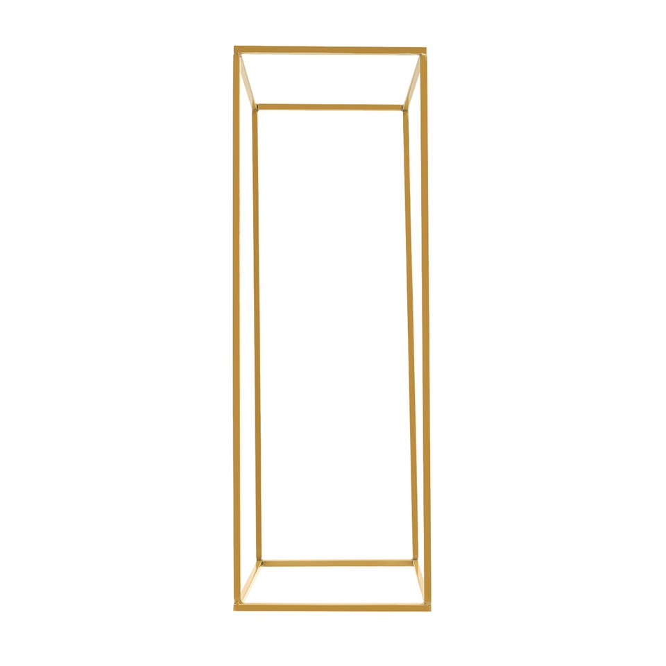 2Pc Flower Rack Vase Stand Prop Metal Art Geometric Column Wedding