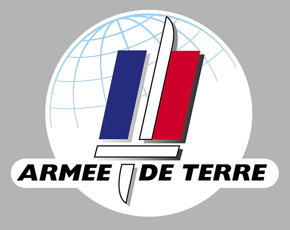 STICKER ARMEE DE TERRE LOGO NATIONALE FRANÇAISE DEFENSE FRANCE AUTOCOLLANT AA131