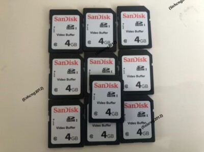 10PCS SANDISK 4GB SD CARD Klasse 10-SDHC Speicherkarte
