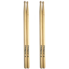 ChromaCast 2B USA Made, Wood Tipped, Hickory Drumsticks | 2 Pairs