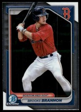 2024 Bowman #BCP-95 Brooks Brannon Chrome Prospects Boston Red Sox Baseball