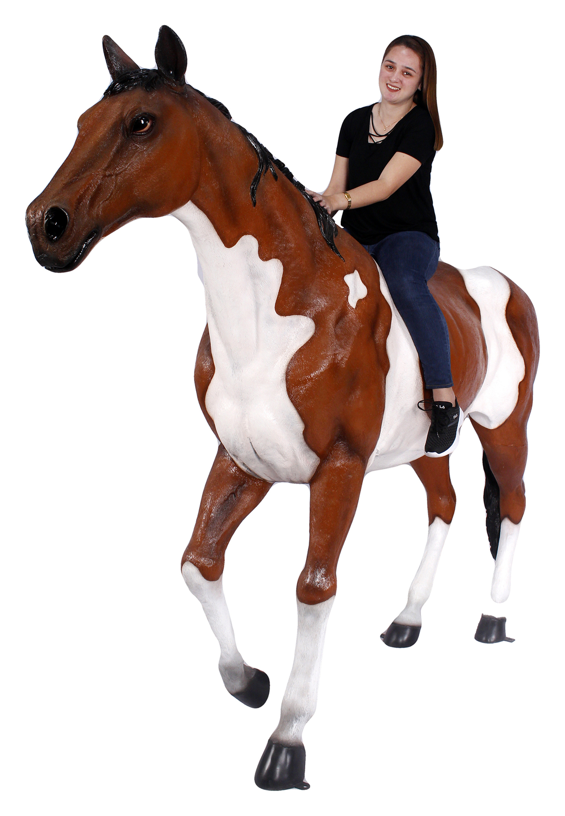 Large Horse Statue Life Size Indian Horse Statue Museum Quality