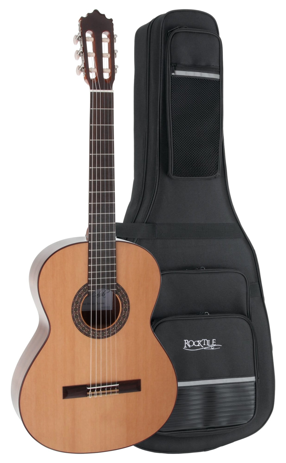 4/4 Концертгитарре Класикгитарре Гитаре, подающий сет Лейхткоффер, Зедер Деке