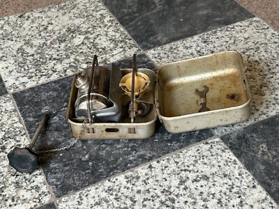 ANCIEN RÉCHAUD VINTAGE MILITAIRE SOVIÉTIQUE RUSSE PORTABLE
