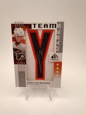 JAMES VAN RIEMSDYK - 2011-12 SP Game Used Team Marks Y Auto #TM-JV 11/50 Flyers