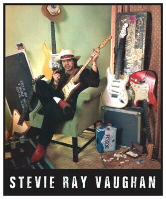 Stevie Ray Vaughan - LARGE POSTER - Fender SRV Strat KING