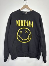 Nirvana Black Crew Neck Sweatshirt Size Xl