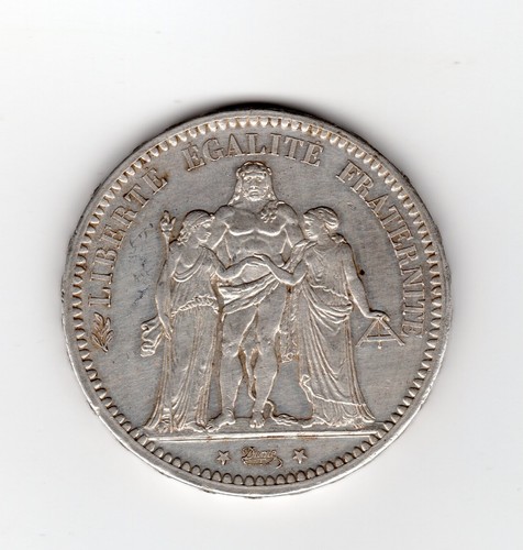 5 Francs argent 1873 A Très belle pièce TBE?