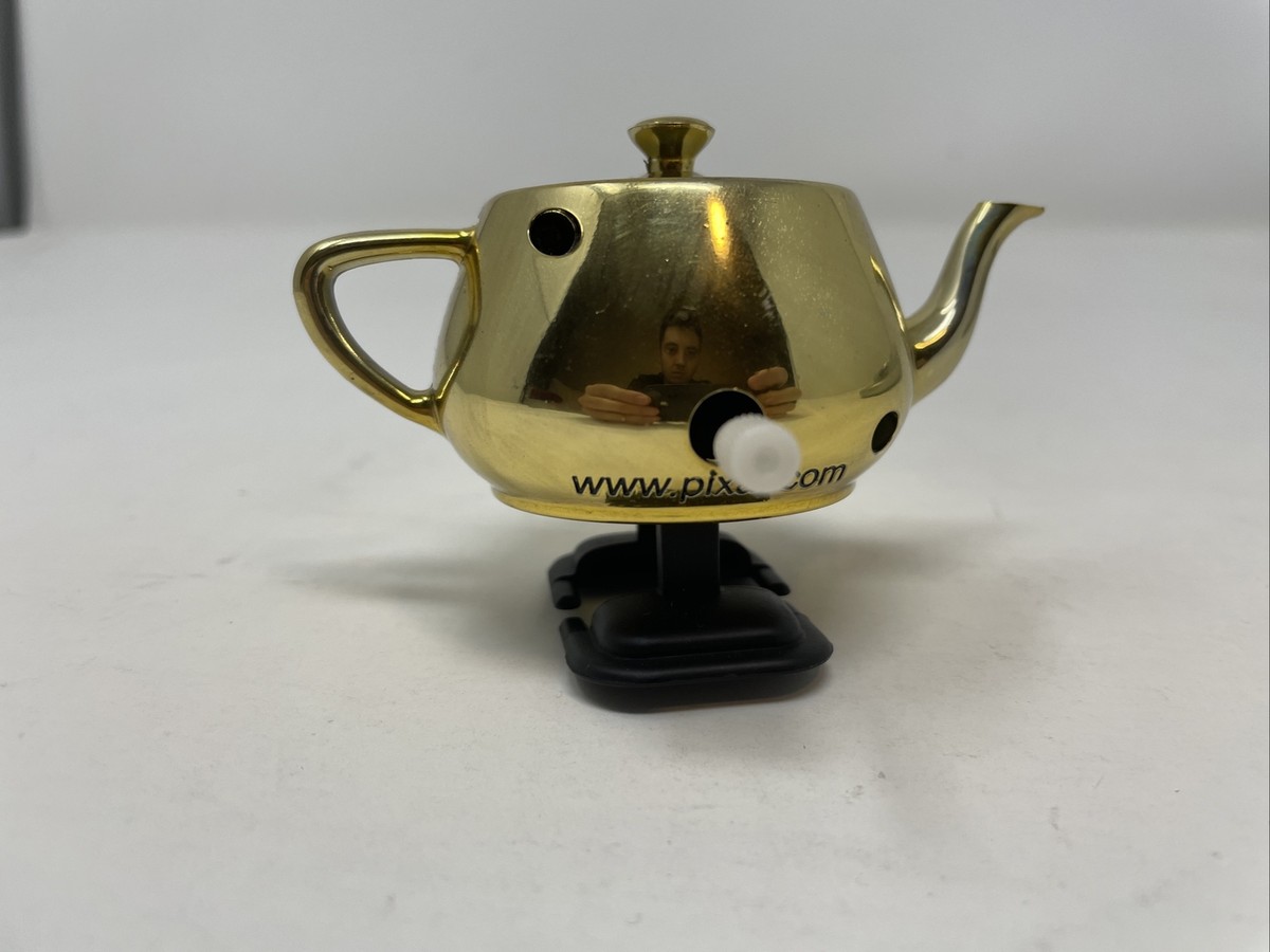 Pixar Renderman Walking Teapot 2005 Gold | eBay
