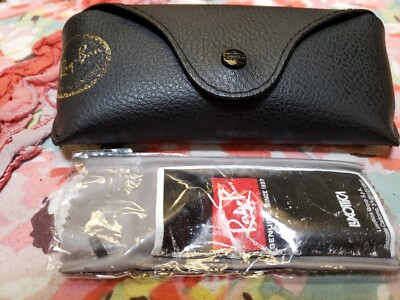 RAY BAN AVIATOR SUNGLASSES CASE ONLY Pre-owned Includes  display picture 3