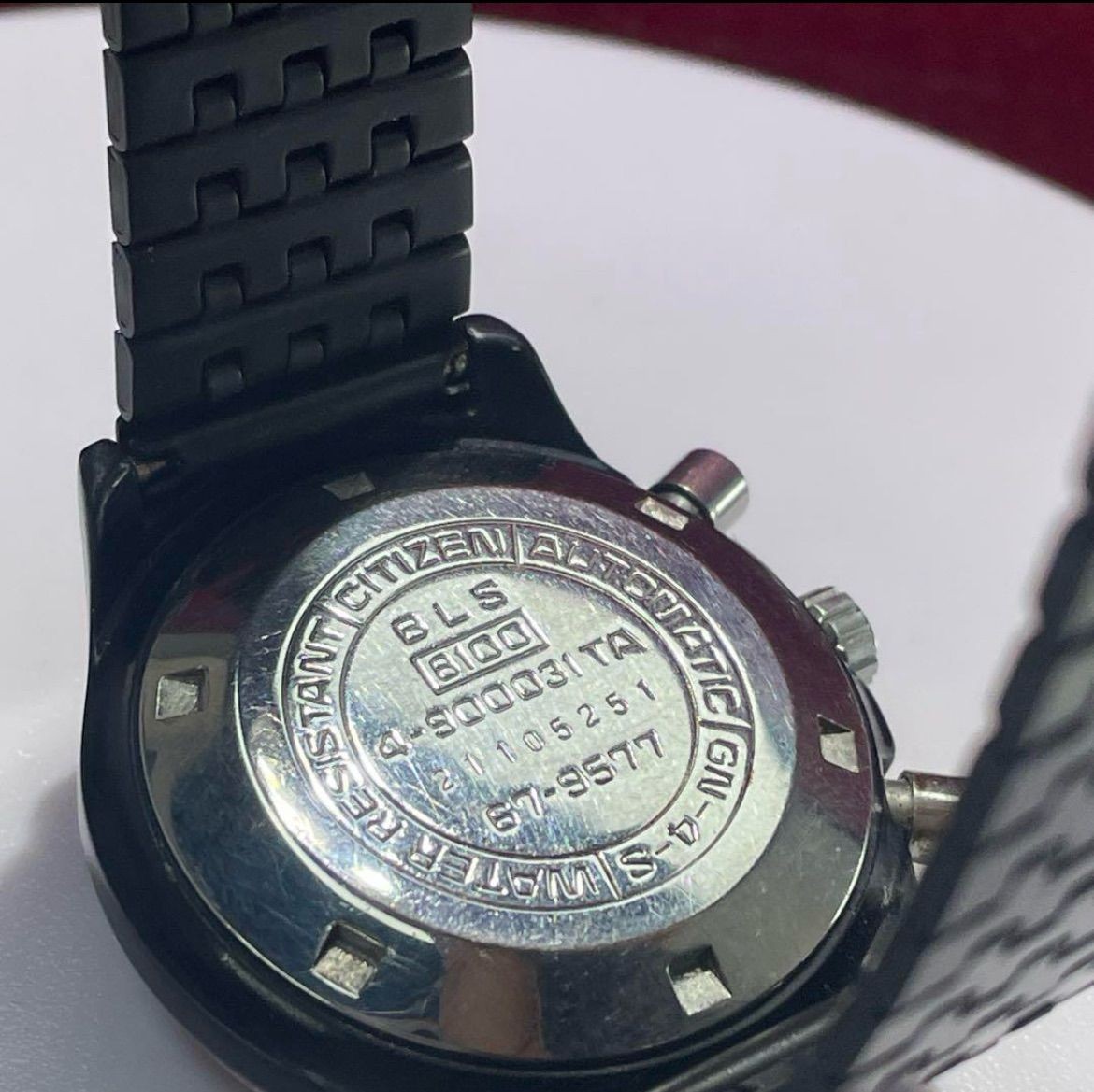 Citizen Challenge Timer Blackie Automatic Watch U… - image 12