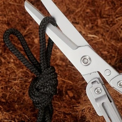 Portable Multifunctional Folding Scissors Outdoor Survival Tool Stainless Steel