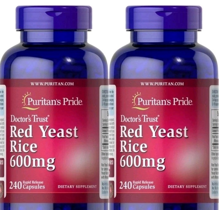 2 Bottles- Doctors Trust Red Yeast Rice 600 mg x 240 Capsules Each