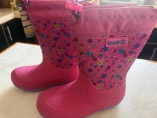 Kamik Youth Kids Pink Waterproof Winter Snow Boots Size 4