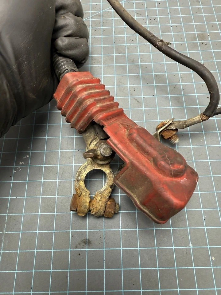 Toyota 4Runner 1991 cables de batería positivos y negativos OEM 1989-1995 3,0 L Foto 2 de 4