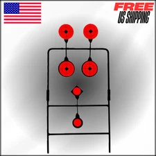 Backyard BB Metal Target, Automatic Reset, Round, Iron, Round, Patio 4 Circles