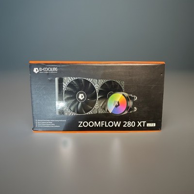 NEW ID-COOLING ZOOMFLOW 280 XT LITE CPU Water Cooler 280mm Radiator Black