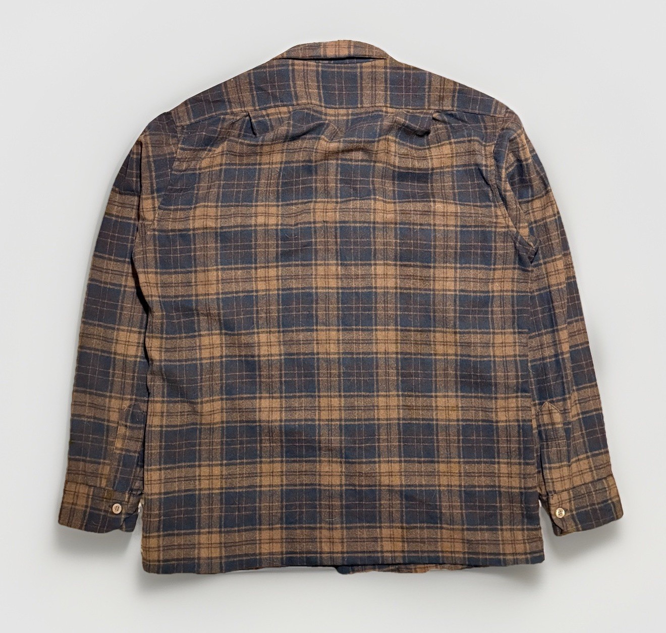 Vintage Pendleton Loop Collar Wool Board Shirt Pl… - image 2