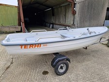 Terhi 385 Fishing Boat (Excellent Condition) and Suzuki 2.5 HP outboard engine