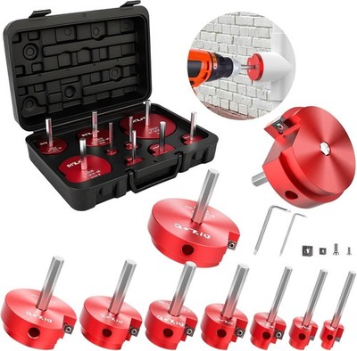 PVC Pipe Reamer 9 Piece Fitting Saver SCH40 1/2 to 4 Inch