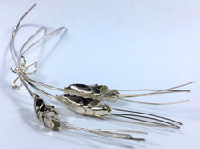 800 Silber &Auml;hren Schmuck Tradition Silber Handarbeit Made in Italy