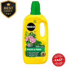 Miracle-Gro Pour And Feed Liquid Plant Food, 1l | Free Postage | 7.80 per litre