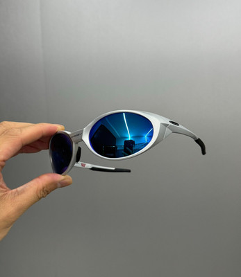 Vintage Oakley Eye Jacket Redux OO9438 Prizm Sunglasses Blue Lens