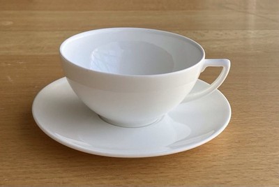 Wedgwood, Jasper Conran, Teetasse m. Untertasse, weiß