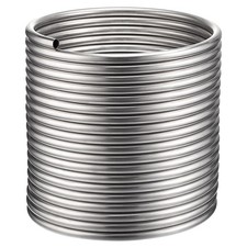 Wort Chiller, 1/2" x 50 Ft Food Grade 304 Stainless Steel Coil, Water Chiller...
