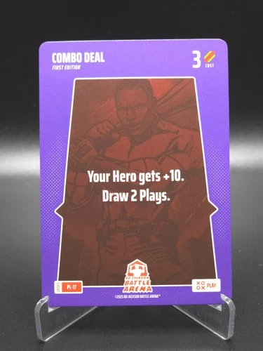 Combo Deal 2025 Bo Jackson Battle Arena Alpha Update Play Card SP #PL-17