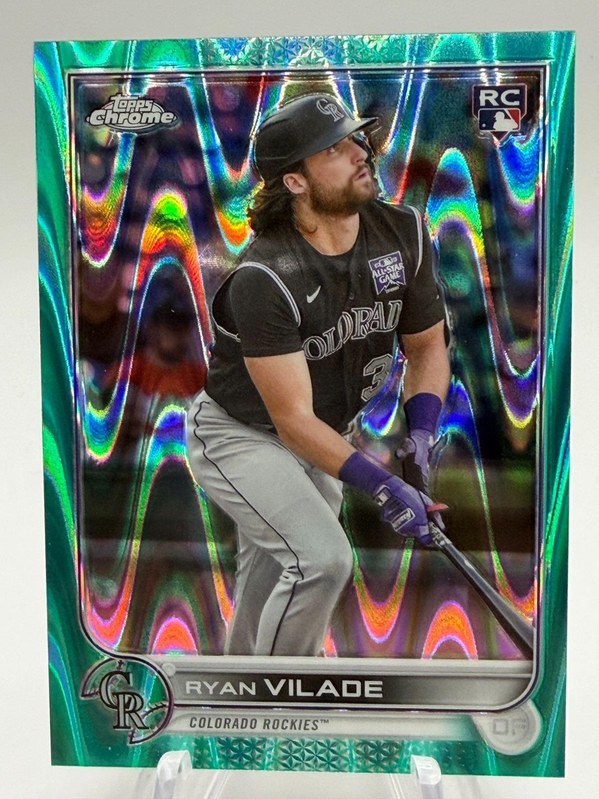 2022 Topps Chrome - Ryan Vilade #85 Aqua Wave Refractor /199 (RC) (A0602)