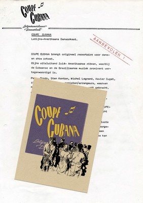 Coupe Cubana - 1980s Concert/Press Archive - Poster