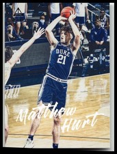 2021 Panini Chronicles Draft Picks #99 Matt Hurt Duke Blue Devils