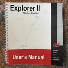 MINELAB EXPLORER 2 USERS MANUAL Official Metal Detector Manual, EXCELLENT COND