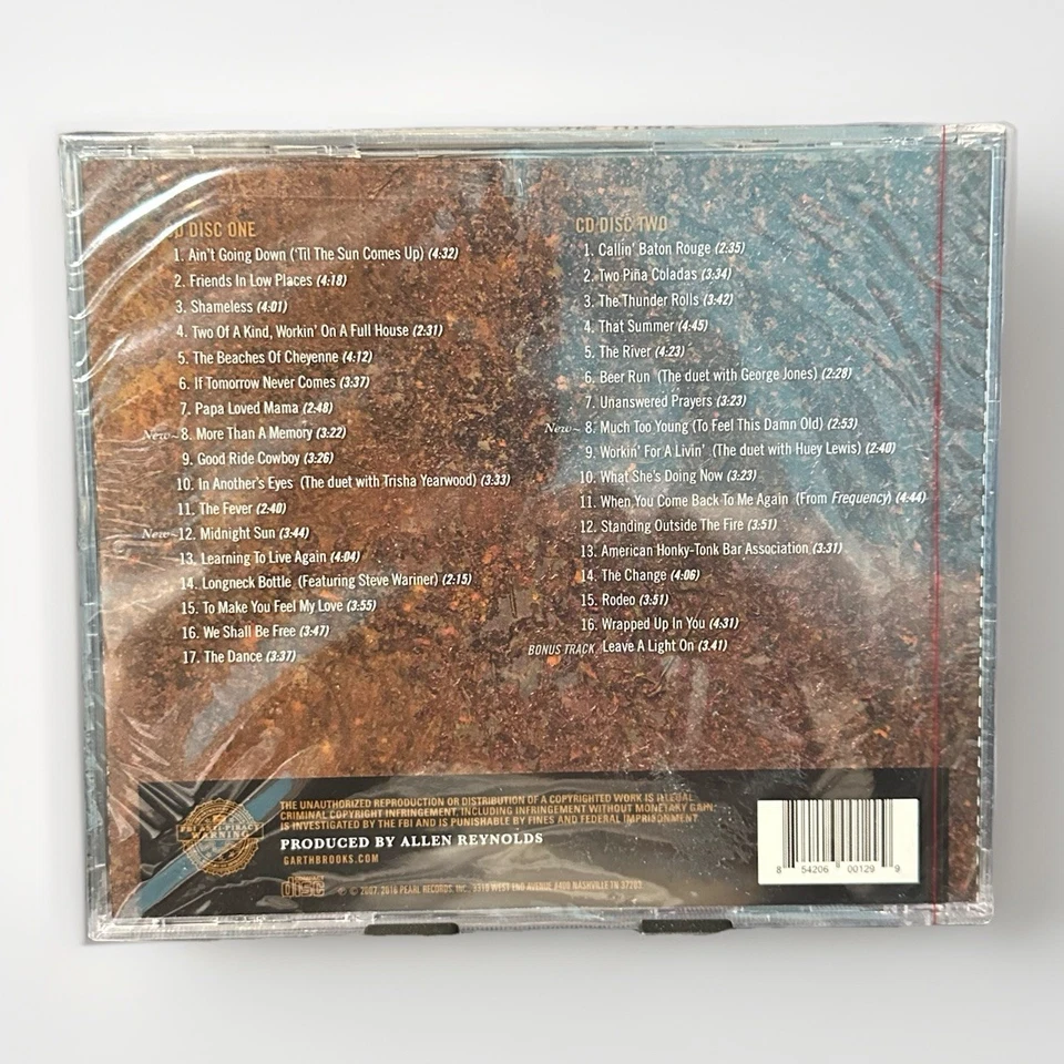 Ultimate Hits by Garth Brooks (CD, 2016) New/Sealed with Hype Sticker Foto 2 de 2