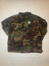 Vans Off The Wall Camo Coaches Jacket Youth Boys Large