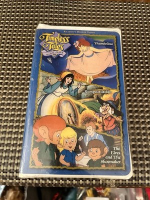 Timeless Tales Hallmark VHS Thumbelina Rumpelstiltzkin The Elves.. Clamshell New