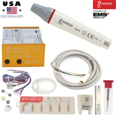 Woodpecker Dental Built-in Ultrasonic Scaler UDS-N3 LED Handpiece Fits EMS UDS
