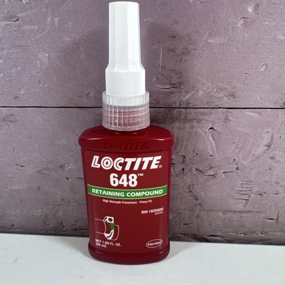 Loctite 648 50ml Green High Strength Rapid Cure Retaining Compound  21444