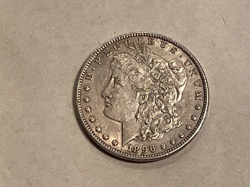 1896 Morgan Silver Dollar XF-AU White with CARTWHEEL LUSTER