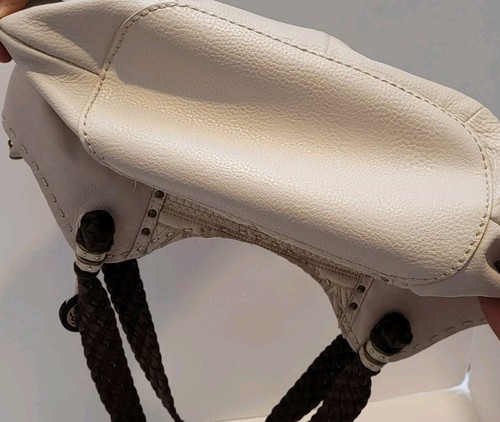 The Sak Shoulderbag Satchel Cream Leather Purse ..beautiful soft purse/bag - Picture 7 of 7