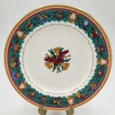 Nikko Bone China CHRISTMAS TRADITION Salad Plate Made In Japan  New 