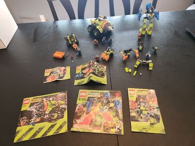 Power Miners Lego Set Lot, Sets 8960, 8189, 8956, 8957, and 8958
