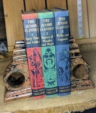 Multiple Use Wall Decor, Book Ends, vintage look