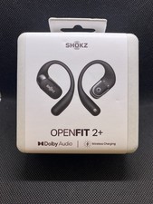 Shokz - OpenFit 2 Plus Open-Ear True Wireless Bluetooth Earbuds - Black